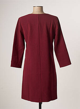 Rochie scurtă mâneci 3/4 mâneci 3/4 roșu DEUX TWO femeie