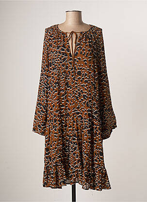 Rochie midi maro MINIMUM femeie