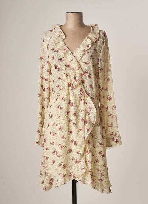 Rochie midi bej GRACE & MILA femeie