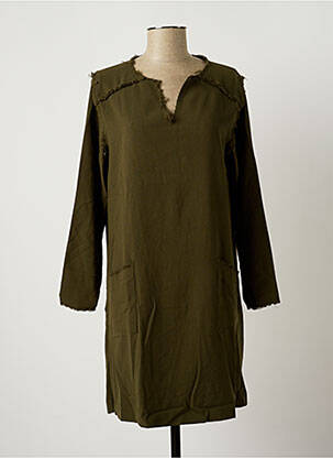 Rochie midi verde PEPE JEANS femeie