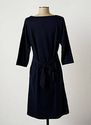 Rochie midi mâneci 3/4 mâneci 3/4 albastru ICHI femeie