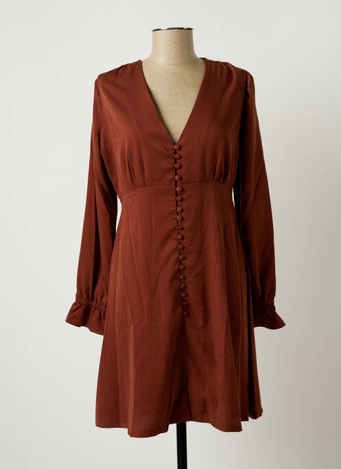 Rochie scurtă maro OPULLENCE femeie