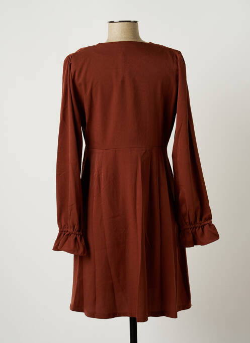 Rochie scurtă maro OPULLENCE femeie