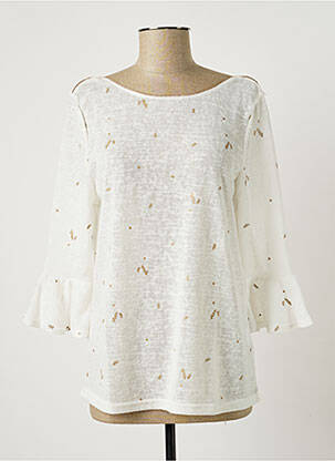 Top alb GRACE & MILA femeie