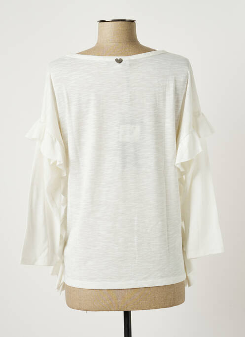 Top alb PLEASE femeie