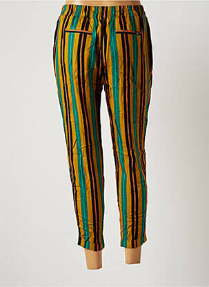 Pantalon 7/8 talie elastică mărime normală verde TEDDY SMITH femeie