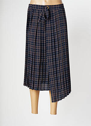 Fustă midi albastru GRACE & MILA femeie