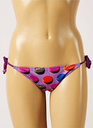 Chiloți de baie violet PULL IN femeie