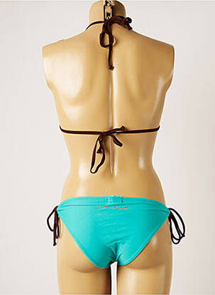 Costum de baie din două piese elasticitate top triunghiuri albastru LITTLE MARCEL femeie
