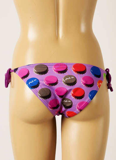 Chiloți de baie violet PULL IN femeie