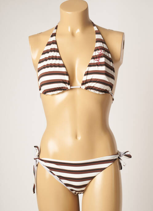 Costum de baie din două piese maro SUNDEK femeie