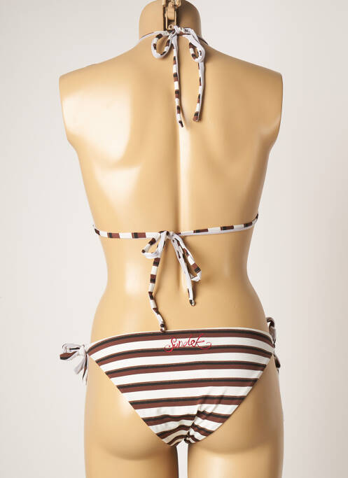 Costum de baie din două piese maro SUNDEK femeie