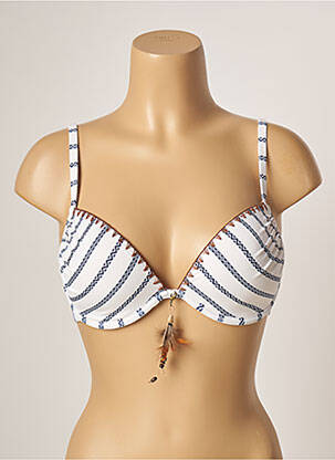 Sutien de costum de baie top sutien modelat top sutien modelat alb LINGADORE femeie
