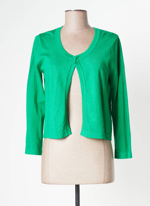 Vestă cu mâneci lungi verde SMASHED LEMON femeie