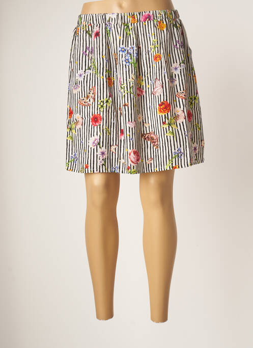 Fustă scurtă alb SMASHED LEMON femeie