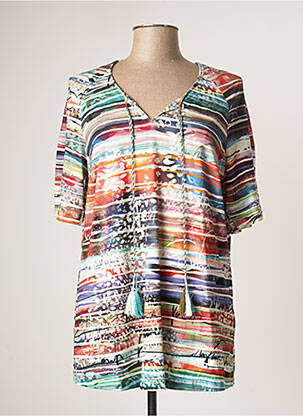 Tunică mâneci scurte verde SEMPRE PIU femeie