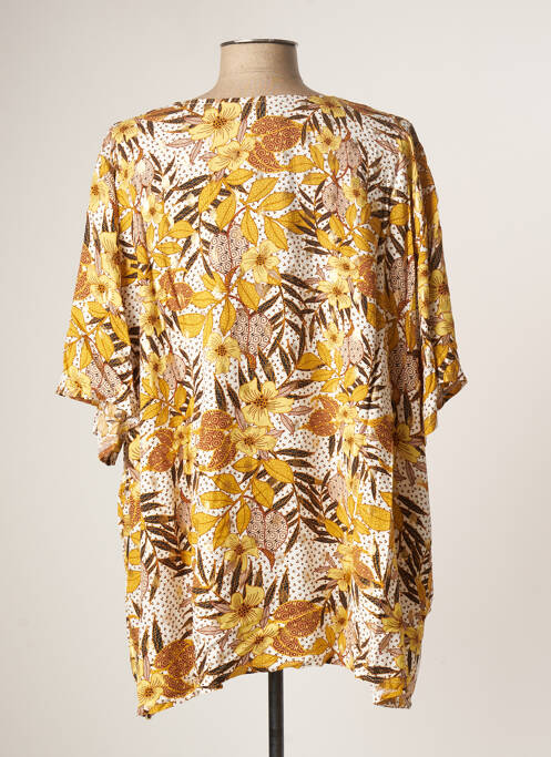 Tunică mâneci scurte galben APRICO femeie