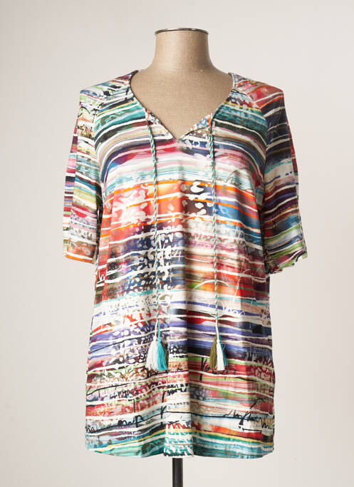 Tunică mâneci scurte verde SEMPRE PIU femeie