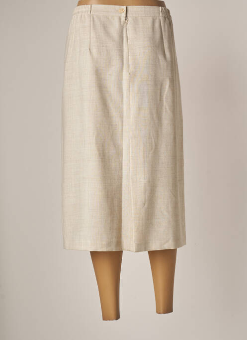 Fustă midi bej GEVANA femeie