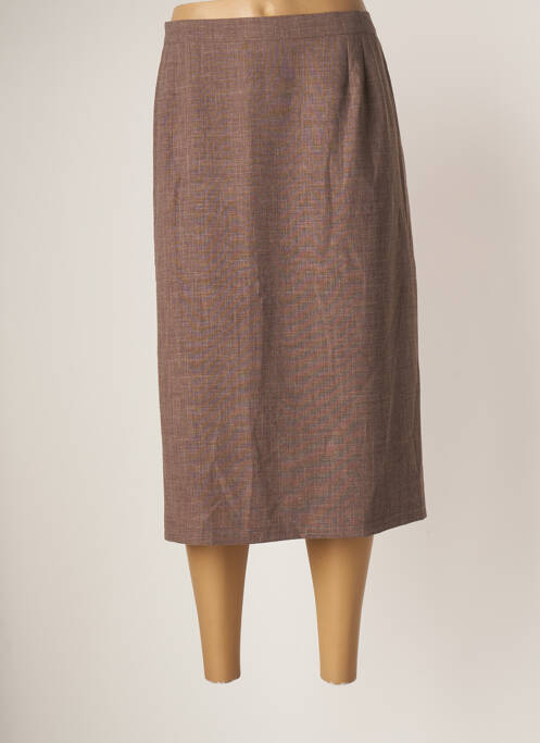 Fustă midi maro GEVANA femeie