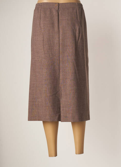 Fustă midi maro GEVANA femeie