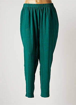 Pantalon 7/8 verde SEMPRE PIU BY CHALOU femeie