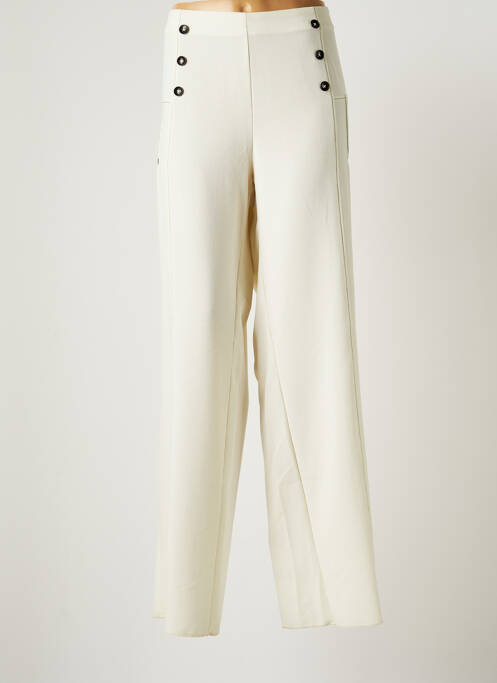 Pantalon drept bej CHRISTIAN MARRY femeie