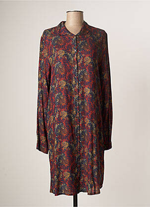 Rochie midi albastru ATELIERS FRANÇAIS DE CONFECTION femeie