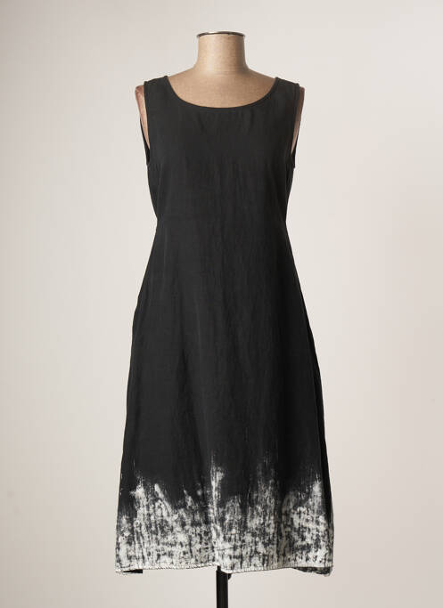 Rochie midi negru APUNTOB femeie