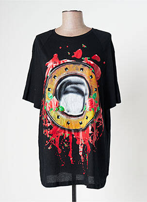 Tunică mâneci scurte negru FAITH CONNEXIONS femeie