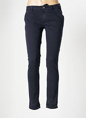 Pantalon chino talie joasă talie joasă albastru MAISON CLOCHARD femeie