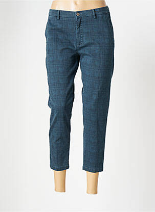 Pantalon trei sferturi albastru MAISON CLOCHARD femeie