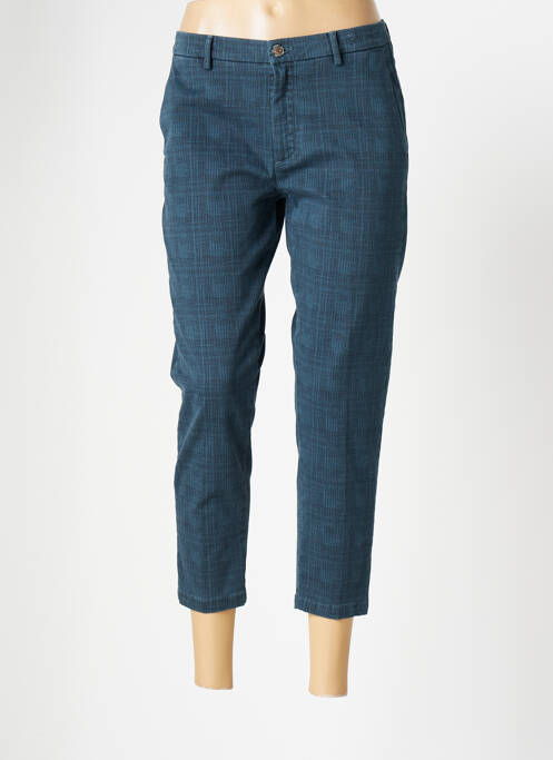 Pantalon trei sferturi albastru MAISON CLOCHARD femeie