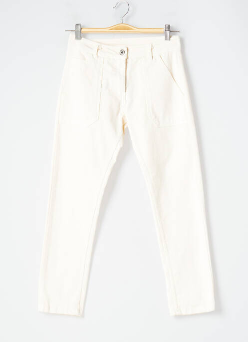 Pantalon trei sferturi bej JOHANNA PARIS femeie