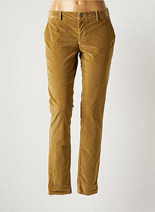 Pantalon chino bej MAISON CLOCHARD femeie