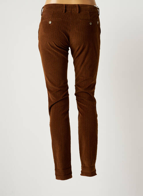 Pantalon chino maro MAISON CLOCHARD femeie