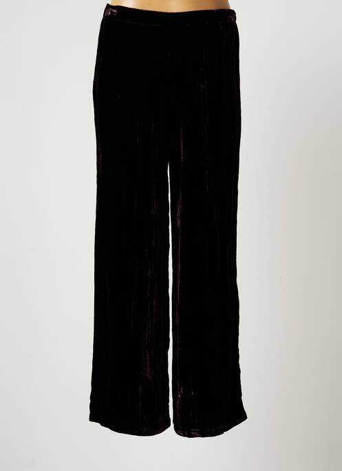 Pantalon larg violet VERONIQUE D. femeie