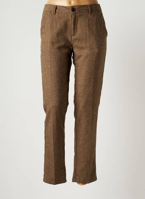 Pantalon chino maro REIKO femeie