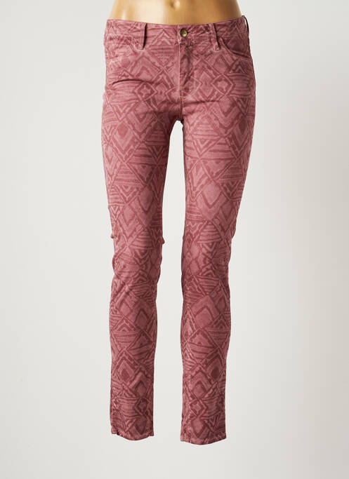 Pantalon slim roz REIKO femeie