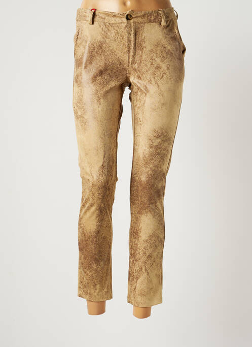 Pantalon chino bej JOHANNA PARIS femeie