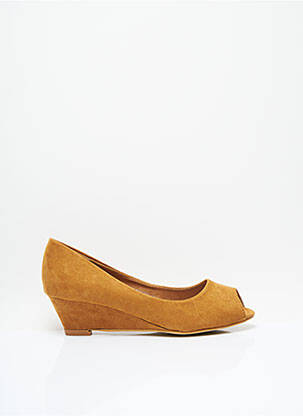 Sandale/Pantofi decupați maro TOM & EVA femeie