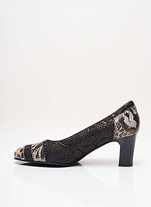 Pantofi cu toc toc de 4 la 6 cm negru AZUREE femeie