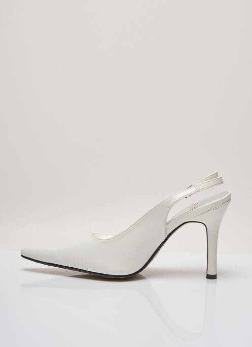 Pantofi cu toc alb DEJEAN PARIS femeie