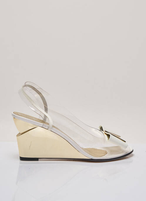 Sandale/Pantofi decupați galben AZUREE femeie