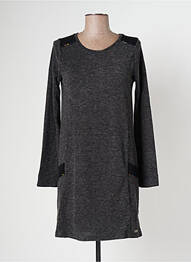 Rochie scurtă mâneci lungi mâneci lungi gri B&M femme
