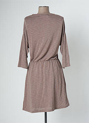 Rochie midi mâneci lungi mâneci lungi maro BANANA MOON femeie