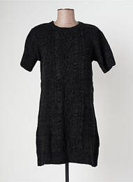 Rochie scurtă mâneci scurte mâneci scurte negru BANANA MOON femme