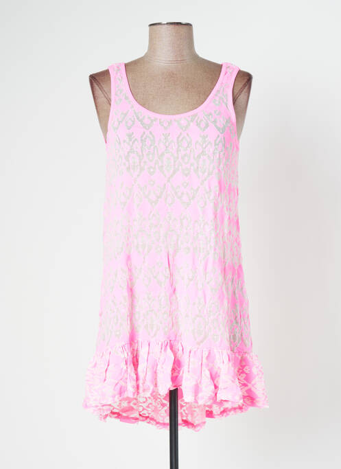 Tunică fără mâneci roz BANANA MOON femeie