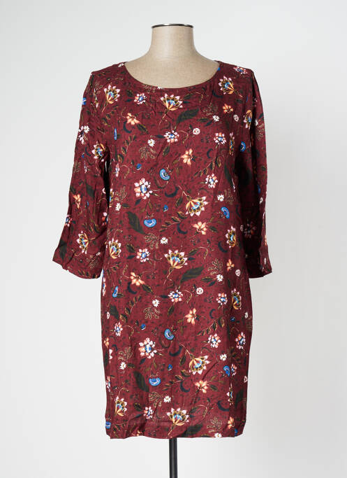 Rochie scurtă mâneci 3/4 mâneci 3/4 roșu BANANA MOON femme