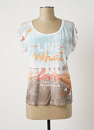 Tricou alb BANANA MOON femeie